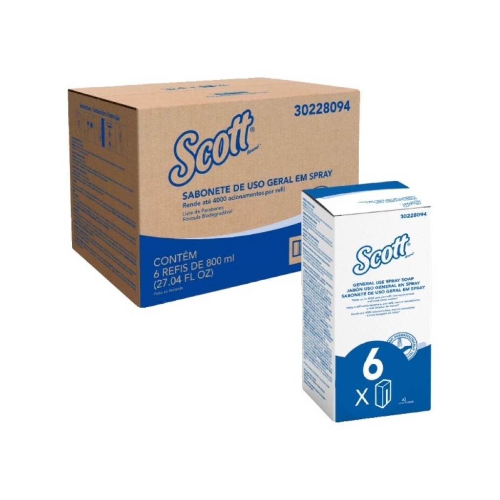 JABON EN SPRAY SCOTT HANDLOTION 30228094/30246480 BOL X 800CC
