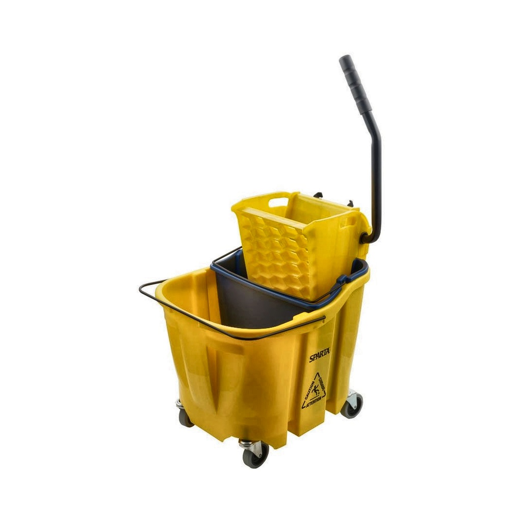 BALDE CON ESCURRIDOR 35 LT DUAL AMARILLO SP9690-05