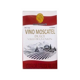 [1330130] VINO MOSCATEL VALLE DE LA UNION x 1000 cc TETRAPACK