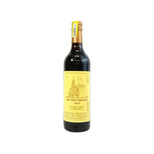 VINO PARA CONSAGRAR DULCE x 750 cc