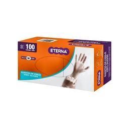 [2460113] GUANTE VINILO T-M ETERNA 414000182 DISP x 100 UND