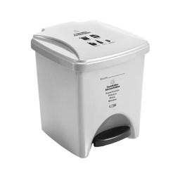 [2030633] PAPELERA PEDAL 20 L BLANCO RECICLABLE APROVECHABLE 4-1042576_EMP 4