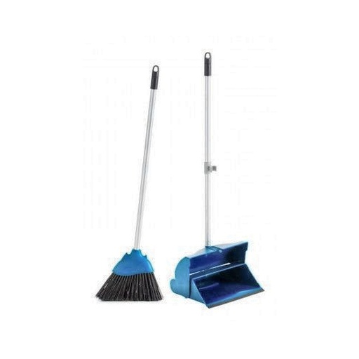 KIT RECOGEDOR_PALA Y ESCOB AZUL RF_13034
