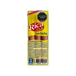 [2550130] P &amp; C SNACKS SALCHICHA X 3 UNIDAD