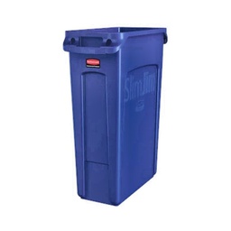 [2500214] CONTENEDOR SLIM JIM 87L C/CANALES VENT AZUL 1956185