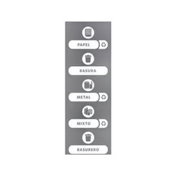 [2500348] KIT ETIQUETAS PARA RECICLAJE - ESTACION DE RECICLAJE SLIM JIM 2077509