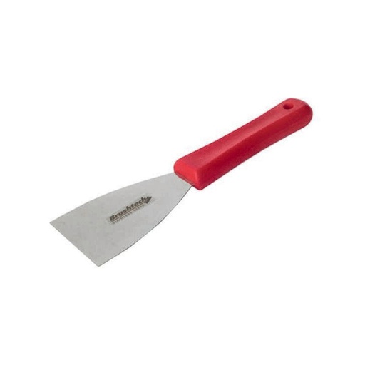 ESPATULA EN ACERO INOXIDABLE DE 3" ROJA CA9203-04
