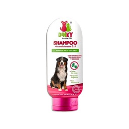 [2420016] SHAMPOO 2 EN 1 DINKY PERRO PELO OSCURO 98295 DISP x 12 UND
