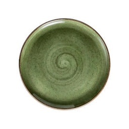 [3010224] PLATO PANDO COUPE 28.4CM ARTISAN VERDE PA1616712812