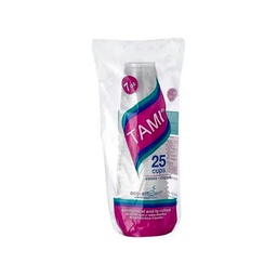[3031301] VASOS 7 OZ TRANSP TAMI RLL X 25UND