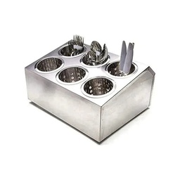 [3047400] PORTAUTENSILIO 6PZAS INOX 32090
