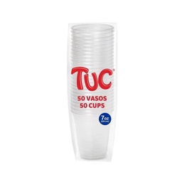 [3100130] VASOS 7 OZ TRANSP TUC RLL X 50UND