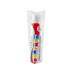 [3100137] VASOS 9 OZ PAPEL BCO SIN IMP DOMINGO RLL X 40UND