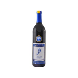 [1800280] VINO MERLOT BAREFOOT x 750 cc