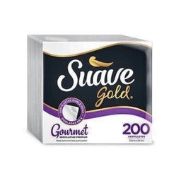 [2410110] SERVILLETA SUAVE GOLD GOURMET DOBLE HOJA x 200 CJ  X 6 PAQ