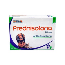 [2930005] PREDNISOLONA 20 MG 30 TABLETAS